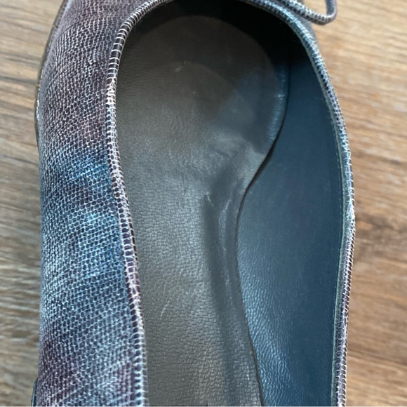 Stuart Weitzman leather ballet flats animal print - Picture 9 of 10
